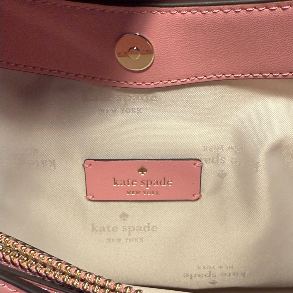 Kate Spade Large Dumpling Pink Leather Tote Bag - Picture 3 of 8